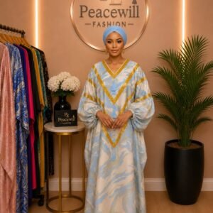 tassel brocade boubou