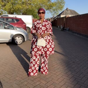 ayo kimono and pant set wine
